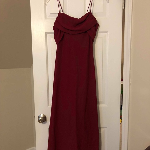 Burgundy Formal Gown - Picture 1 of 8